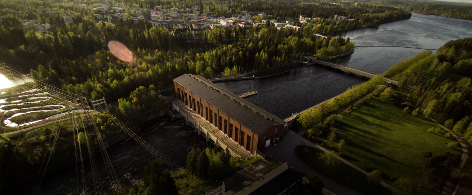 Vuoksi and Imatrankoski power plant.